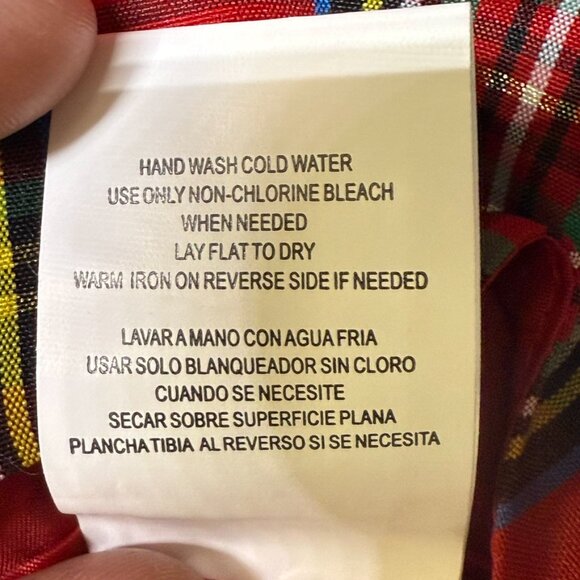 Classic Red Holiday Dress Coat & Plaid Christmas Dress Lots of Love Girls Size 6 - Picture 12 of 14